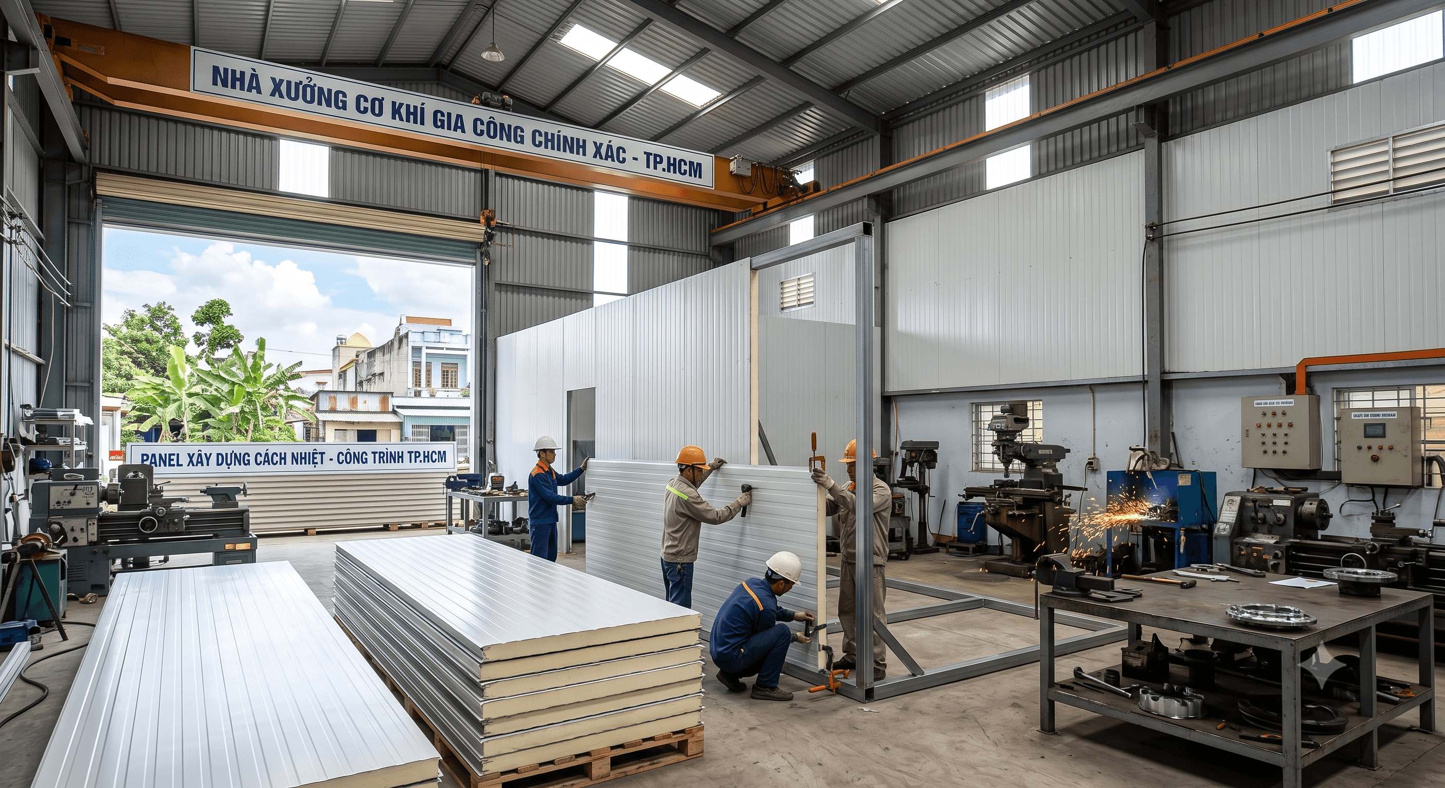 Nhà xưởng cơ khí — TPHCM