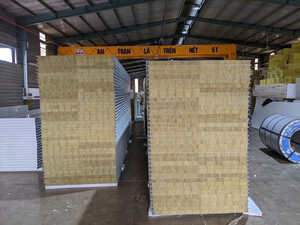 Tấm Panel Rockwool chống cháy cao cấp - ảnh mẫu 1