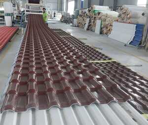 Tôn Ngói Nhựa 7 Sóng Socola A3