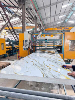 Panel vân đá Calacatta Gold – ảnh mẫu 5