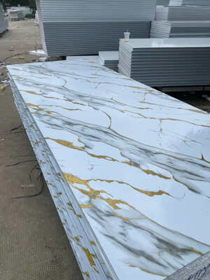 Panel vân đá Calacatta Gold – ảnh mẫu 6