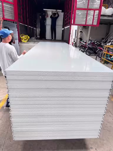 Tấm panel trắng phẳng Nhật Thành